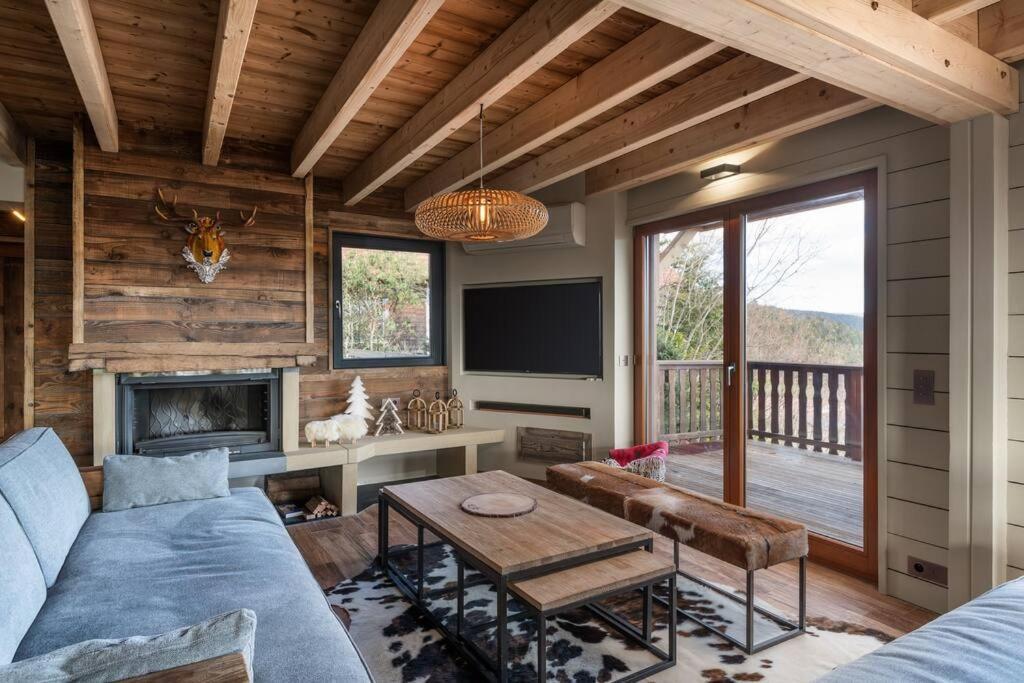 Luxueux Chalet Avec Vue Sur Les Pistes Et Le Hohneck Le Tholy Ngoại thất bức ảnh