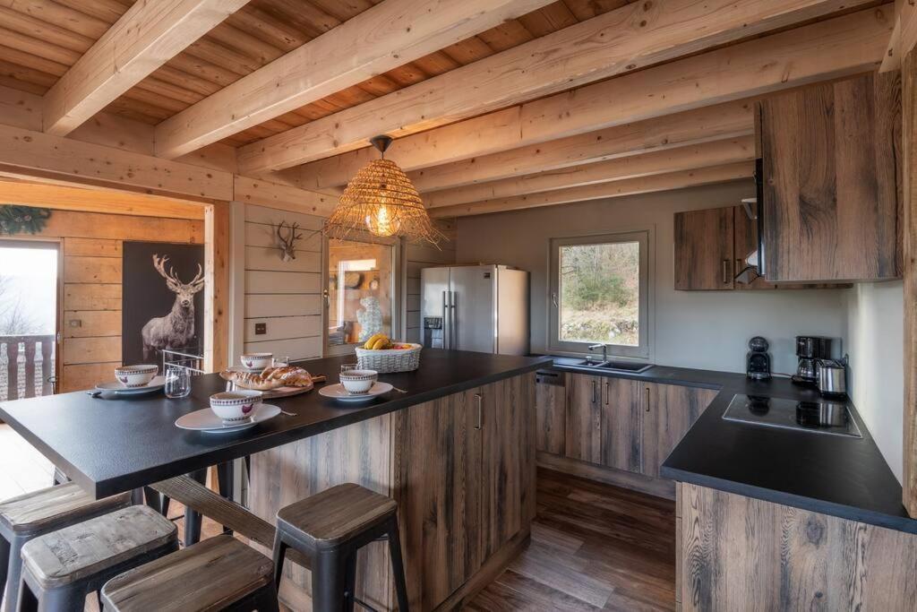 Luxueux Chalet Avec Vue Sur Les Pistes Et Le Hohneck Le Tholy Ngoại thất bức ảnh