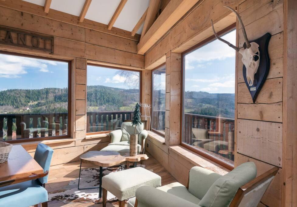 Luxueux Chalet Avec Vue Sur Les Pistes Et Le Hohneck Le Tholy Ngoại thất bức ảnh