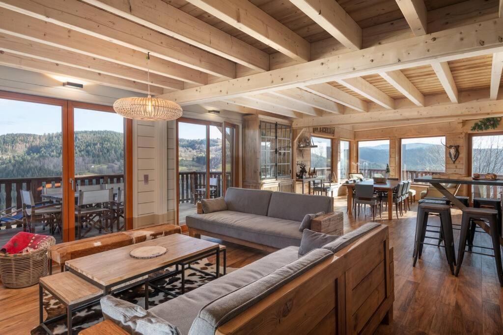 Luxueux Chalet Avec Vue Sur Les Pistes Et Le Hohneck Le Tholy Ngoại thất bức ảnh